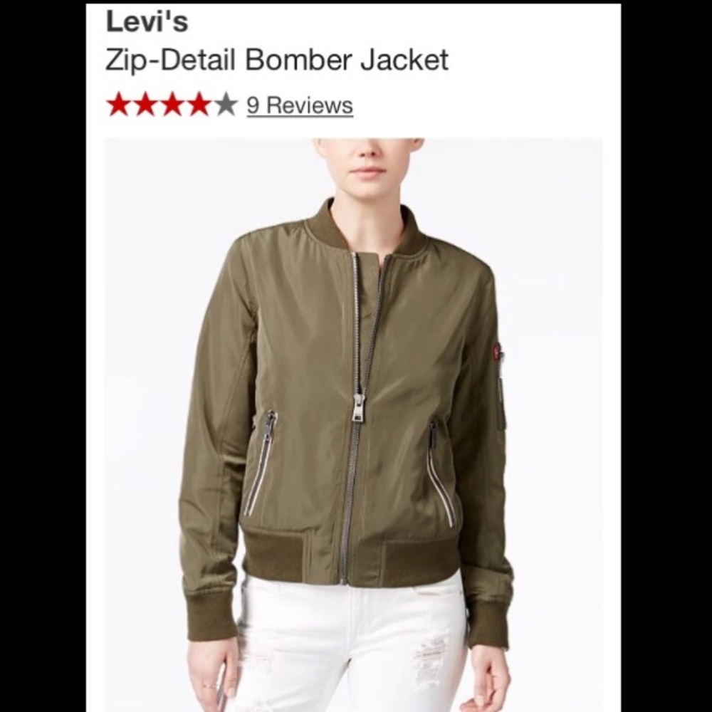 Levi’s Zip-Detail Bomber Jacket